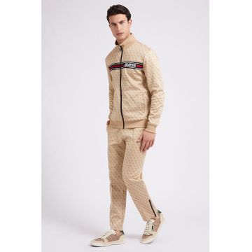 Bluza sport cu fermoar si logo - pentru fitness