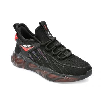 Pantofi sport GRYXX negri, FB21089, din material textil