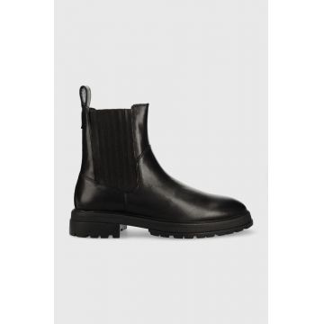 Vagabond ghete chelsea de piele Johnny 2.0 barbati, culoarea negru