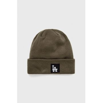 New Era Căciulă culoarea verde, din tesatura neteda 60141876-GREENMED