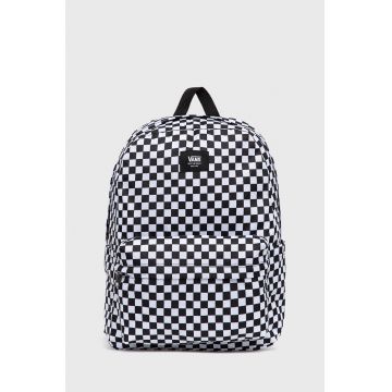 Vans rucsac Old Skool Check bărbați, culoarea alb, mare, cu model VN0A5KHRY281