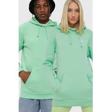 Adidas Originals Bluză H34648 culoarea verde, material neted