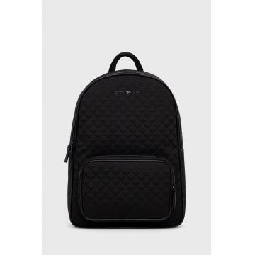 Emporio Armani Rucsac bărbați, culoarea negru, mare, modelator