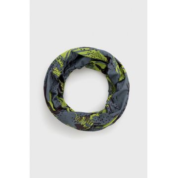 Jack Wolfskin fular impletit culoarea gri