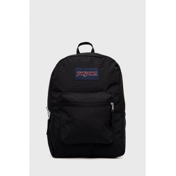 Jansport rucsac culoarea negru, mare, neted