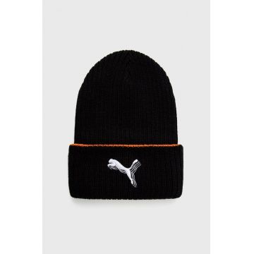 Puma beanie cu doua fete Title Nine 23660 culoarea negru, Puma beanie cu doua fete Title Nine 23660 culoarea negru,
