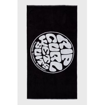Rip Curl prosop din bumbac culoarea negru