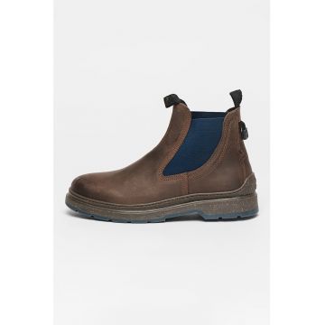 Ghete Chelsea de piele nabuc Red Rock