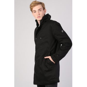 Jacheta parka regular fit cu nasturi