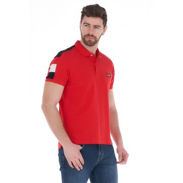 Tricou barbat cu logo brodat