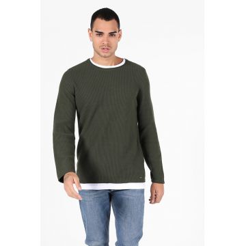 Pulover regular fit de bumbac
