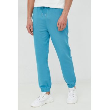 United Colors of Benetton pantaloni de trening din bumbac barbati, cu imprimeu