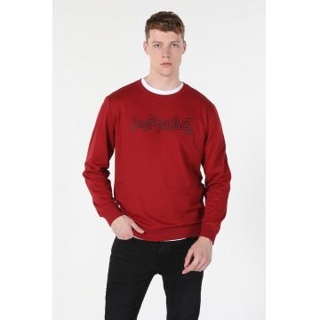 Bluza de trening cu imprimeu text Bluza de trening cu imprimeu text