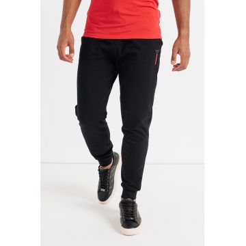 Pantaloni sport slim fit cu talie ajustabila