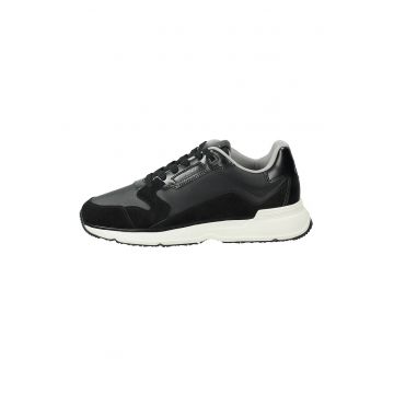 Pantofi sport din piele si piele intoarsa