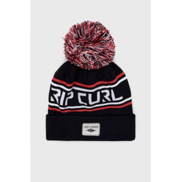 Rip Curl caciula culoarea albastru marin, din tricot gros