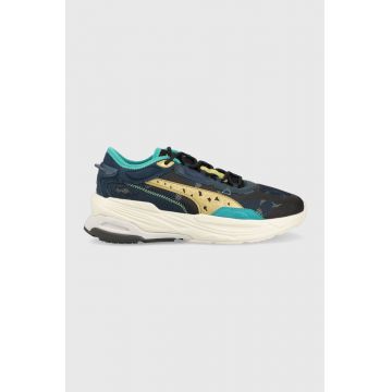 Puma sneakers Extent Nitro Ek Balam barbati, culoarea albastru marin