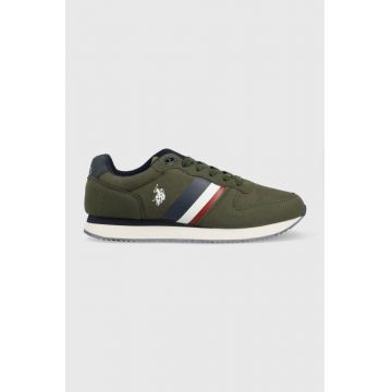 U.S. Polo Assn. sneakers Nobil culoarea verde