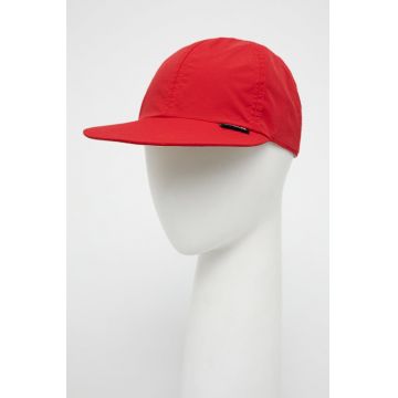 Deus Ex Machina șapcă de baseball reversibilă culoarea rosu, neted Deus Ex Machina șapcă de baseball reversibilă culoarea rosu, neted