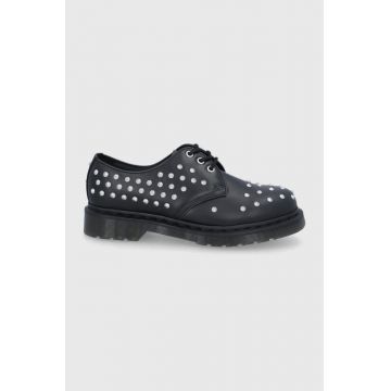 Dr. Martens Pantofi de piele 1461 Stud culoarea negru 27041001-Black.Wana