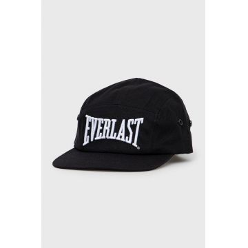 Everlast șapcă din bumbac culoarea negru, cu imprimeu