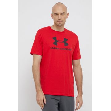 Under Armour 1329590 culoarea rosu, cu imprimeu