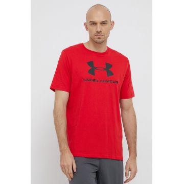 Under Armour 1329590 culoarea rosu, cu imprimeu 1329590-100