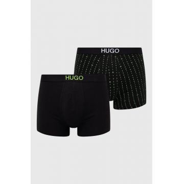 Hugo Boxeri (2-pack) bărbați, culoarea negru