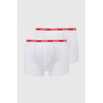 HUGO boxeri 2- pack) bărbați, culoarea alb 50469775