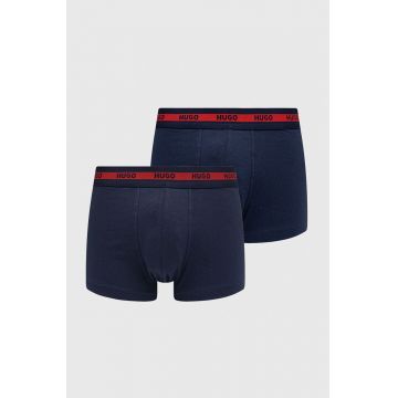 HUGO boxeri 2- pack) bărbați, culoarea bleumarin 50469775