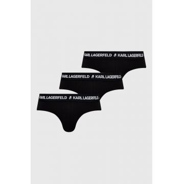 Karl Lagerfeld Slip (3-pack) bărbați, culoarea negru