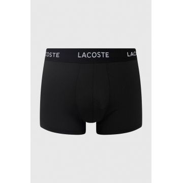 Lacoste boxeri 3-pack barbati, culoarea negru