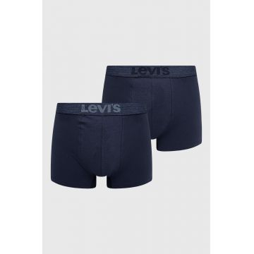 Levi's Boxeri (2-pack) culoarea albastru marin