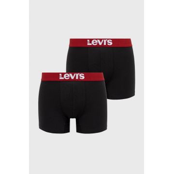 Levi's boxeri bărbați, culoarea negru 37149.0272-black