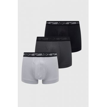 Nike boxeri (3-pack) barbati, culoarea gri