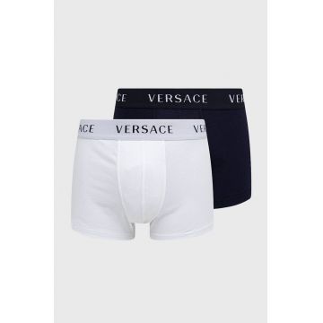 Versace Boxeri (2-pack) bărbați, culoarea alb
