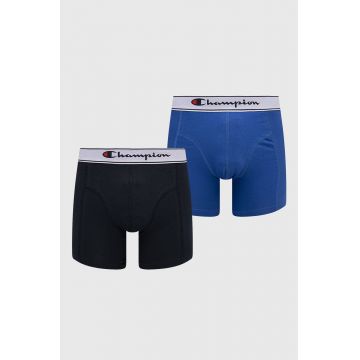 Champion boxeri (2-pack) barbati, culoarea albastru marin