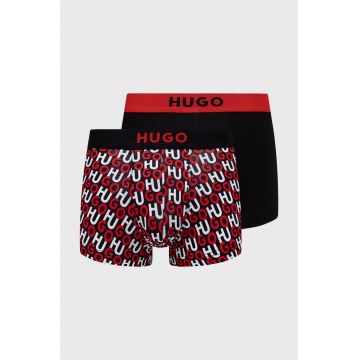 HUGO boxeri 2-pack barbati, culoarea negru