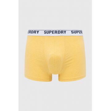 Superdry boxeri barbati, culoarea galben