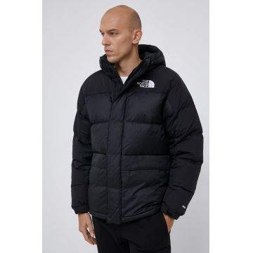 The North Face Geacă de puf bărbați, culoarea negru, de iarnă