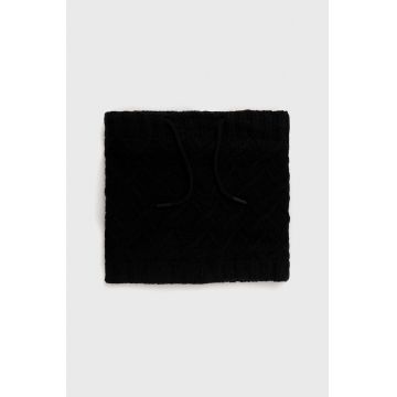 Medicine fular impletit barbati, culoarea negru, neted Medicine fular impletit barbati, culoarea negru, neted