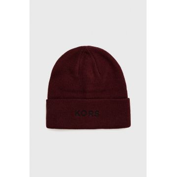 Michael Kors caciula culoarea bordo, Michael Kors caciula culoarea bordo,