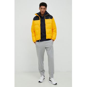 Quiksilver geaca barbati, culoarea galben, de iarna