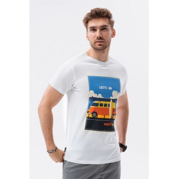 Tricou de bumbac cu imprimeu - Surfing