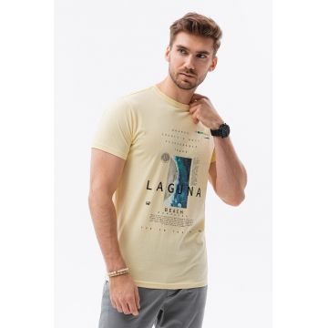 Tricou de bumbac cu imprimeu - Laguna