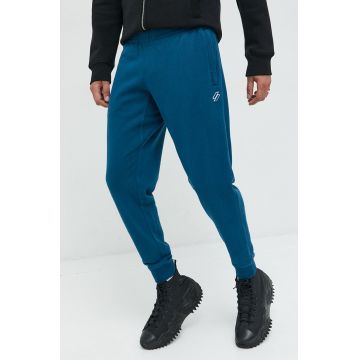 Superdry pantaloni de trening din bumbac barbati, neted