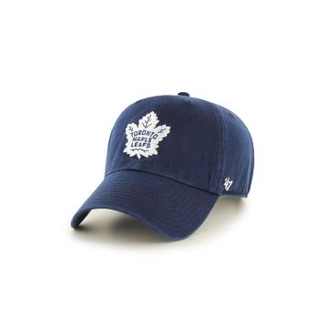 47brand șapcă NHL Toronto Maple Leafs culoarea bleumarin, cu imprimeu H-RGW18GWS-NYB