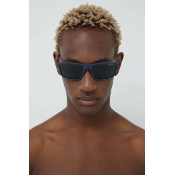 Armani Exchange ochelari de soare barbati, culoarea albastru marin