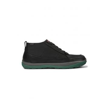 Ghete de piele nabuc si panza Peu Pista GM 8623 - Verde/Negru