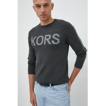 Michael Kors pulover barbati, culoarea gri,